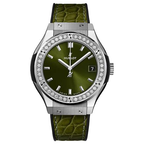 hublot classic fusion green.